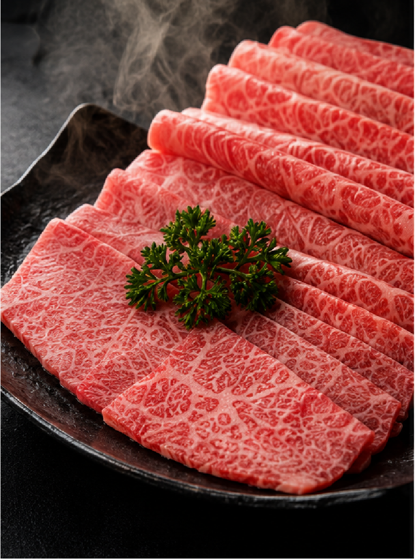 厳選された和牛